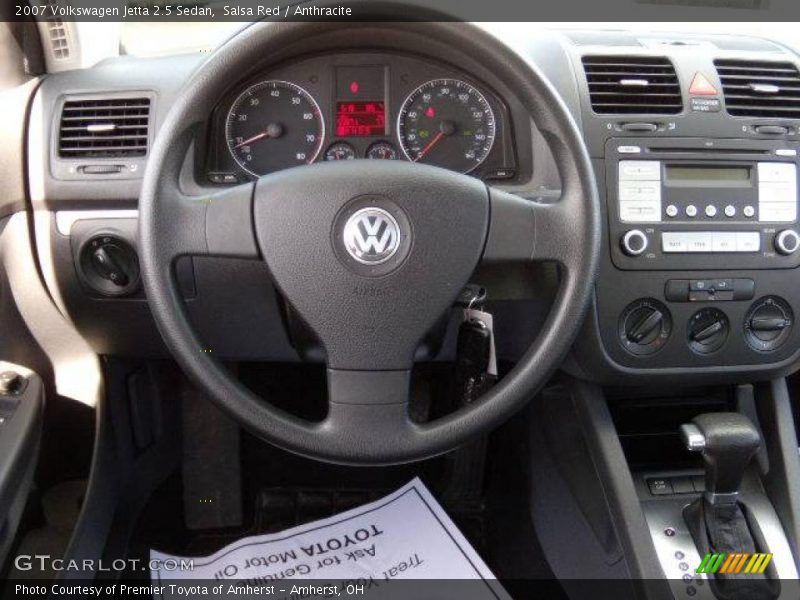 Salsa Red / Anthracite 2007 Volkswagen Jetta 2.5 Sedan