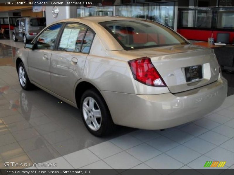 Golden Cashmere / Tan 2007 Saturn ION 2 Sedan