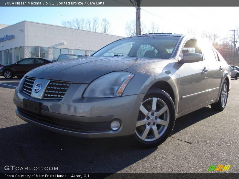 Spirited Bronze / Cafe Latte 2004 Nissan Maxima 3.5 SL