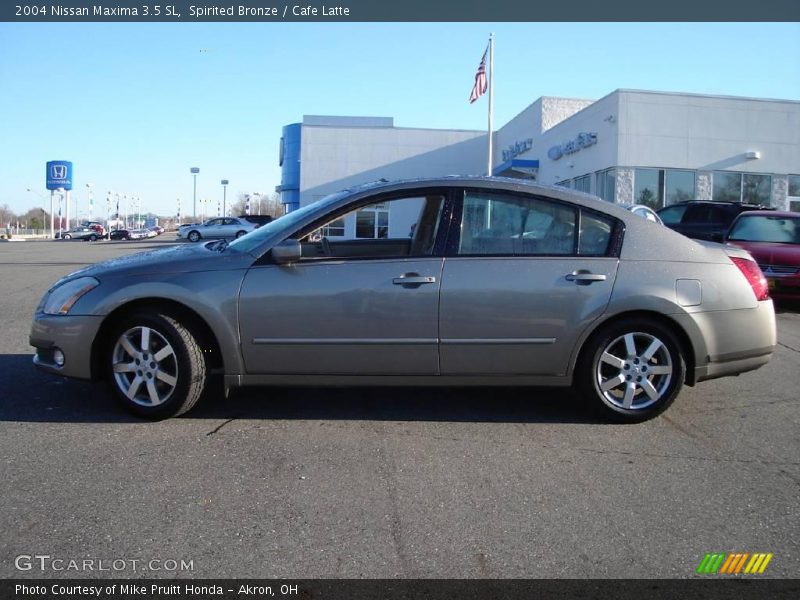 Spirited Bronze / Cafe Latte 2004 Nissan Maxima 3.5 SL