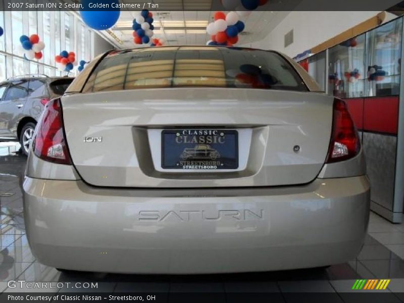 Golden Cashmere / Tan 2007 Saturn ION 2 Sedan