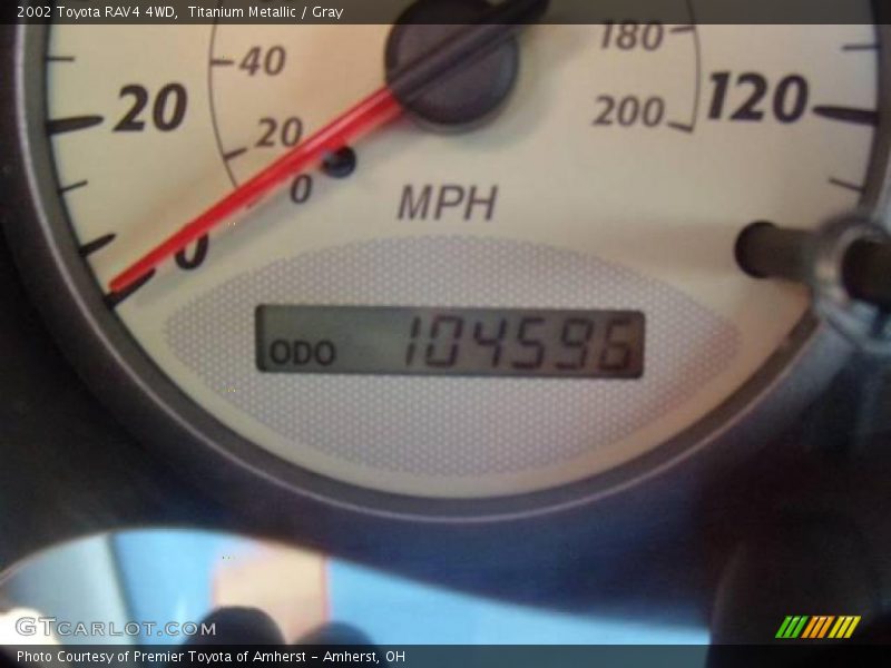 Titanium Metallic / Gray 2002 Toyota RAV4 4WD