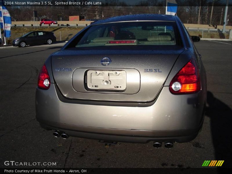 Spirited Bronze / Cafe Latte 2004 Nissan Maxima 3.5 SL