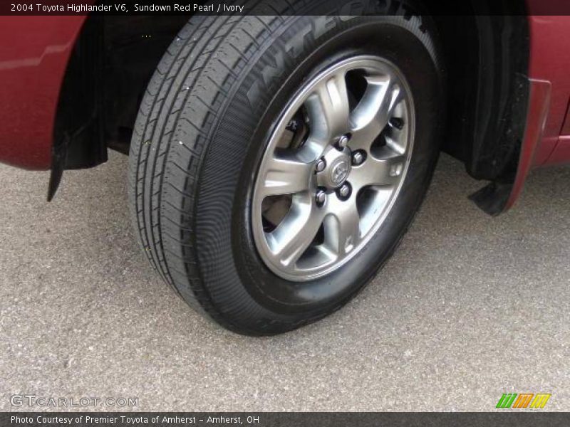 Sundown Red Pearl / Ivory 2004 Toyota Highlander V6
