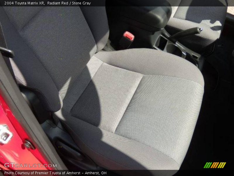 Radiant Red / Stone Gray 2004 Toyota Matrix XR