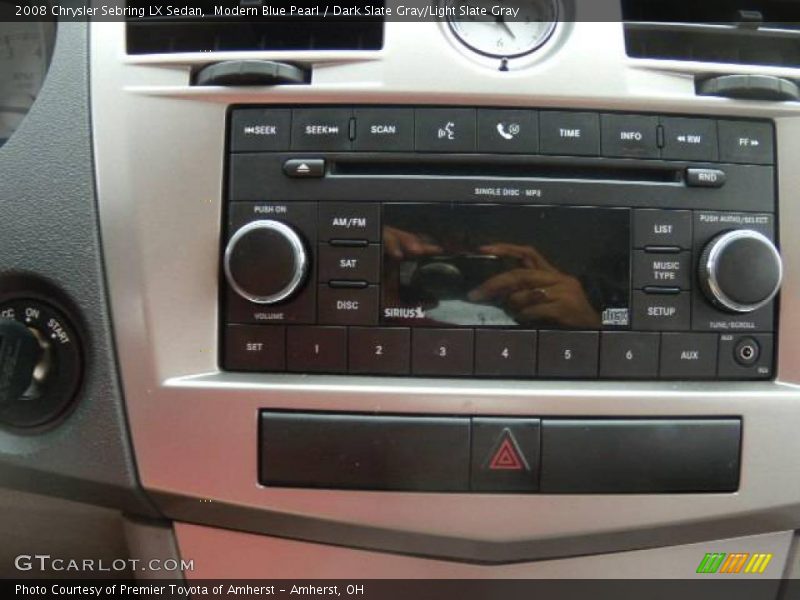 Modern Blue Pearl / Dark Slate Gray/Light Slate Gray 2008 Chrysler Sebring LX Sedan