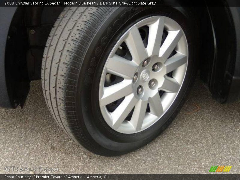 Modern Blue Pearl / Dark Slate Gray/Light Slate Gray 2008 Chrysler Sebring LX Sedan