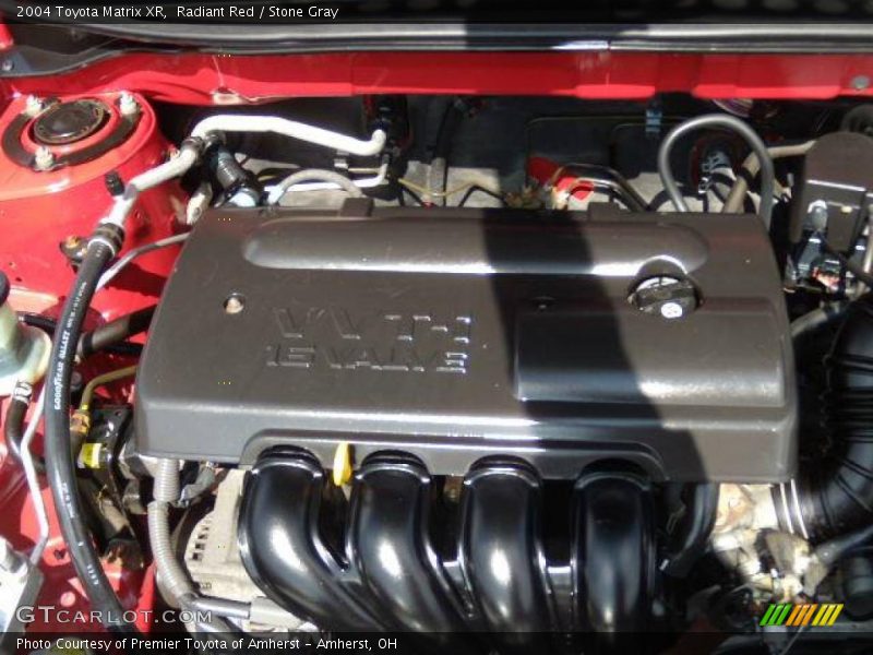 Radiant Red / Stone Gray 2004 Toyota Matrix XR