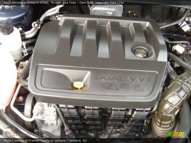 Modern Blue Pearl / Dark Slate Gray/Light Slate Gray 2008 Chrysler Sebring LX Sedan