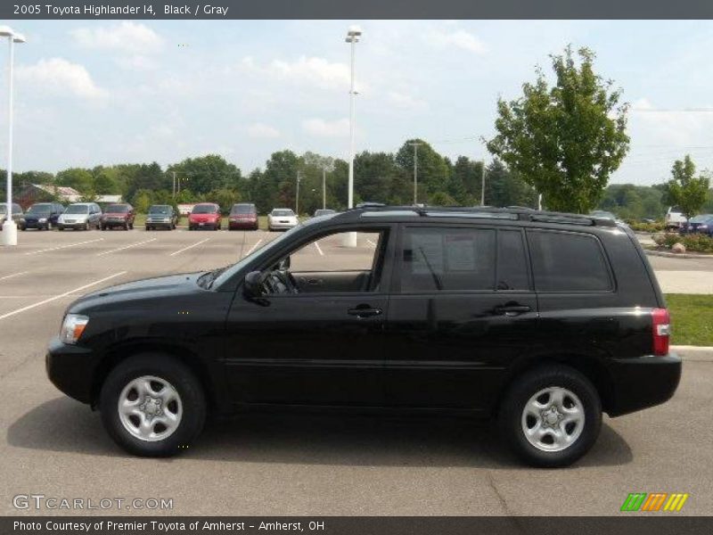 Black / Gray 2005 Toyota Highlander I4