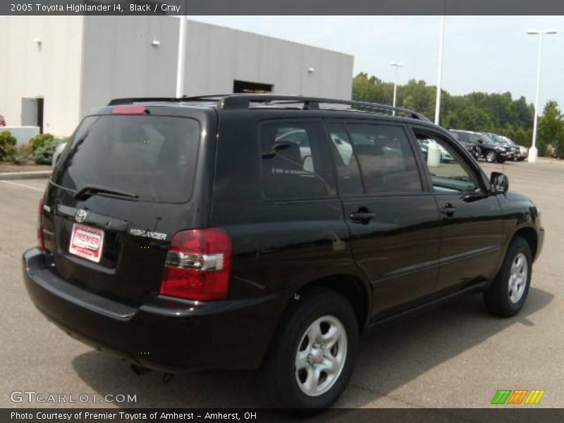 Black / Gray 2005 Toyota Highlander I4