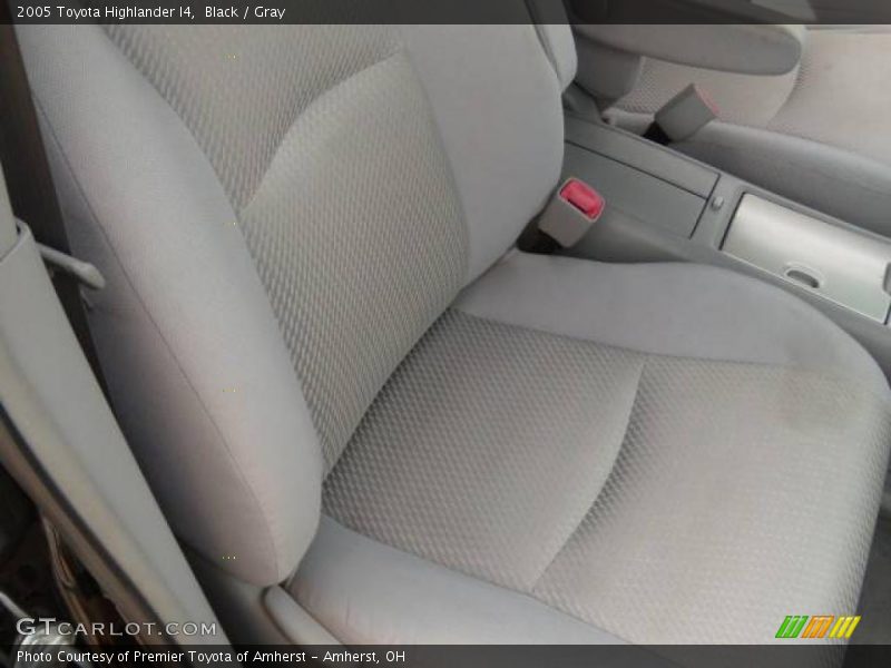 Black / Gray 2005 Toyota Highlander I4