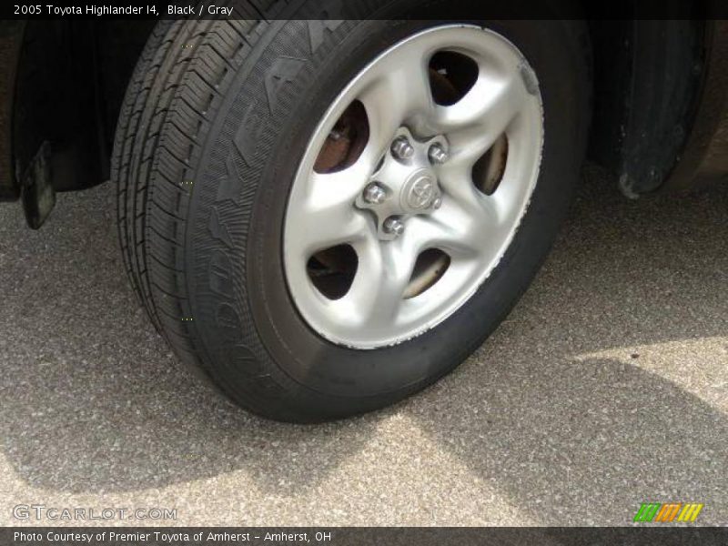Black / Gray 2005 Toyota Highlander I4