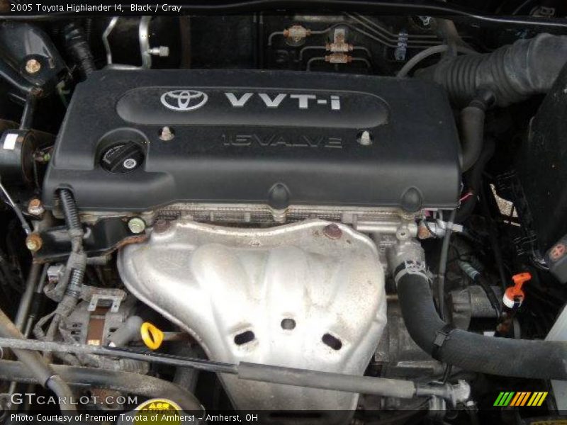 Black / Gray 2005 Toyota Highlander I4