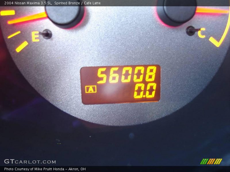 Spirited Bronze / Cafe Latte 2004 Nissan Maxima 3.5 SL