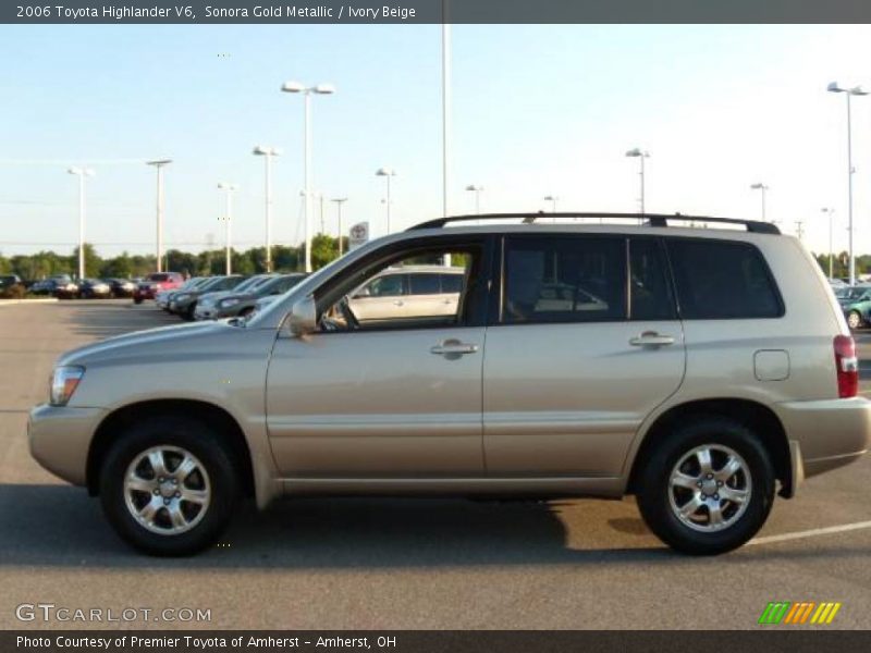 Sonora Gold Metallic / Ivory Beige 2006 Toyota Highlander V6