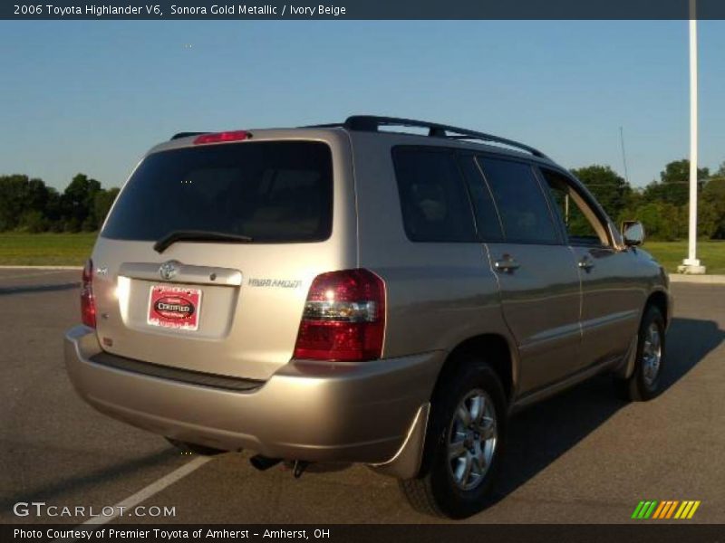Sonora Gold Metallic / Ivory Beige 2006 Toyota Highlander V6