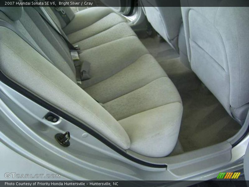 Bright Silver / Gray 2007 Hyundai Sonata SE V6
