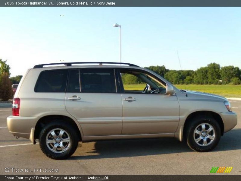 Sonora Gold Metallic / Ivory Beige 2006 Toyota Highlander V6