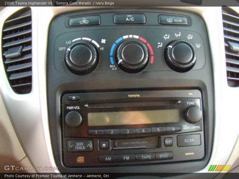 Sonora Gold Metallic / Ivory Beige 2006 Toyota Highlander V6