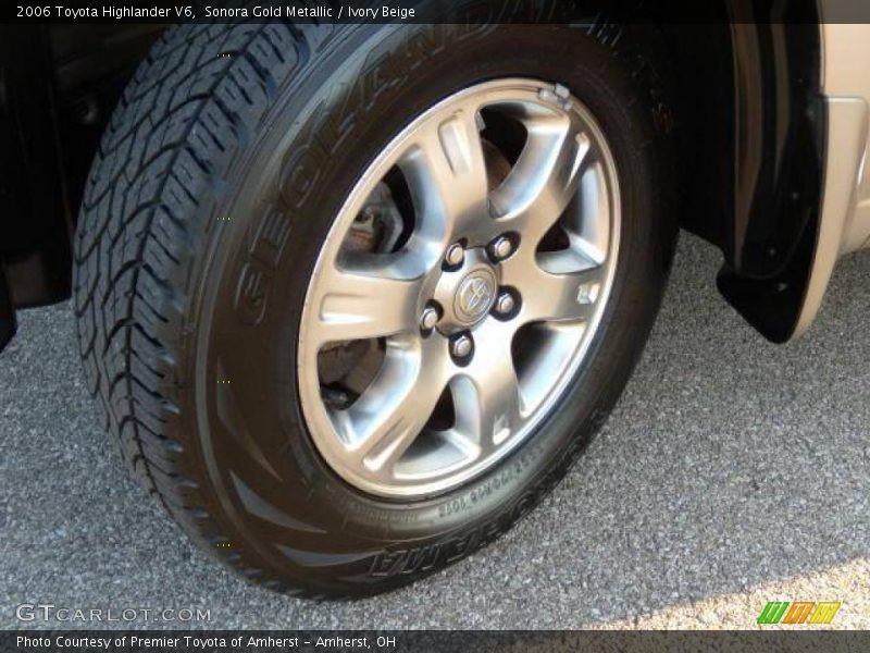 Sonora Gold Metallic / Ivory Beige 2006 Toyota Highlander V6