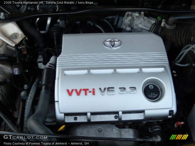 Sonora Gold Metallic / Ivory Beige 2006 Toyota Highlander V6