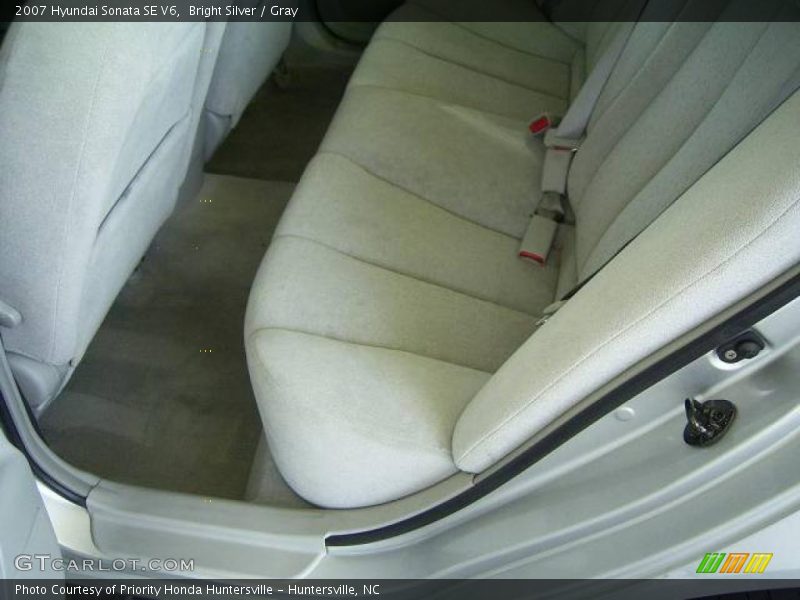 Bright Silver / Gray 2007 Hyundai Sonata SE V6
