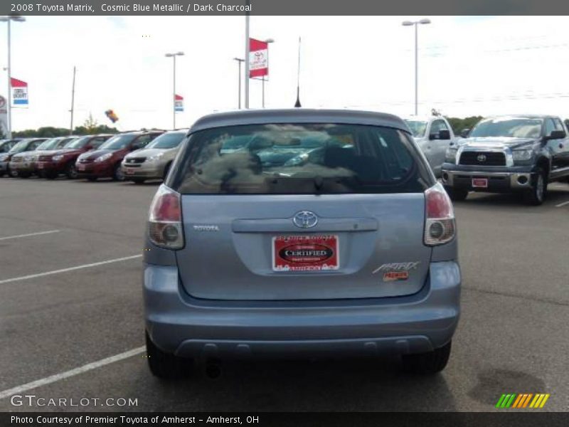Cosmic Blue Metallic / Dark Charcoal 2008 Toyota Matrix