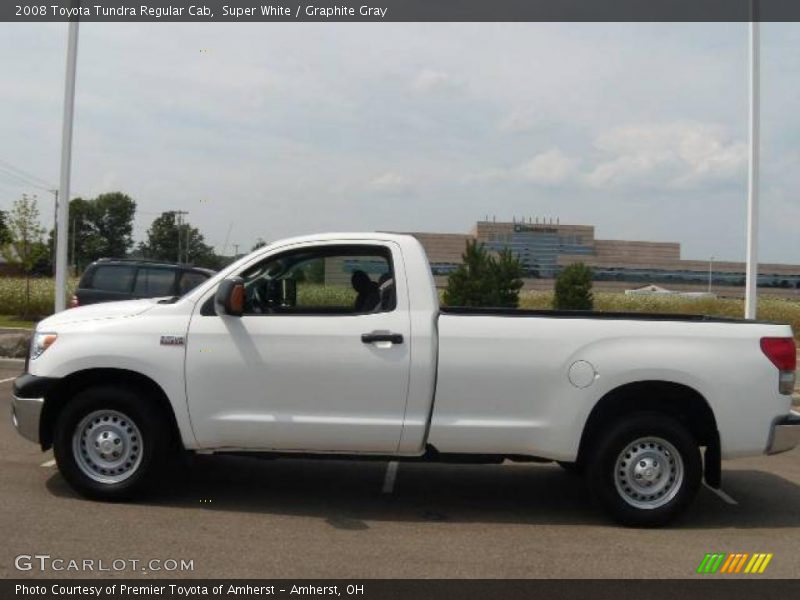 Super White / Graphite Gray 2008 Toyota Tundra Regular Cab