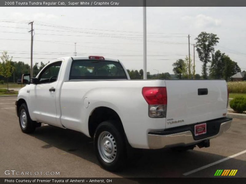 Super White / Graphite Gray 2008 Toyota Tundra Regular Cab