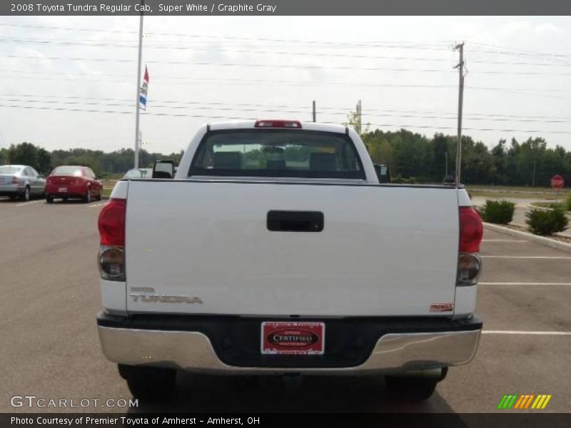 Super White / Graphite Gray 2008 Toyota Tundra Regular Cab