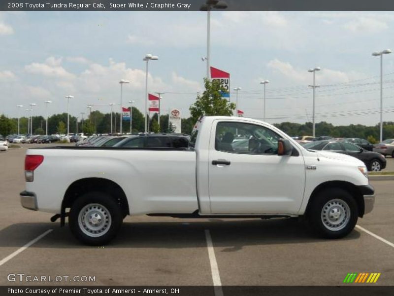 Super White / Graphite Gray 2008 Toyota Tundra Regular Cab