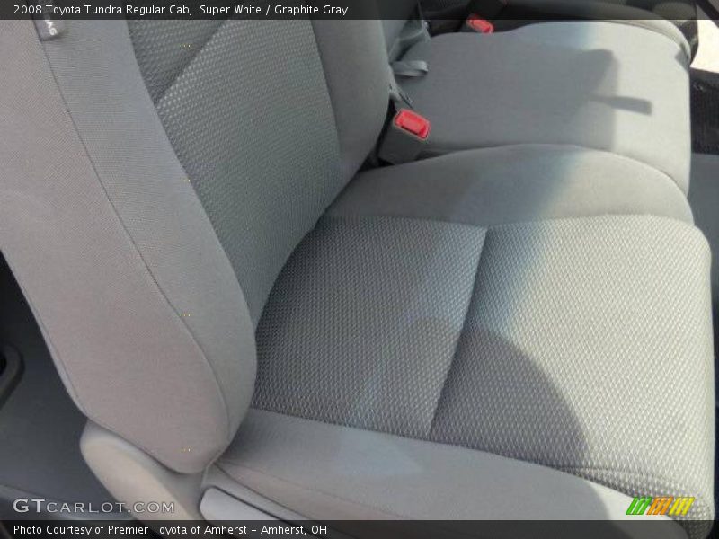 Super White / Graphite Gray 2008 Toyota Tundra Regular Cab