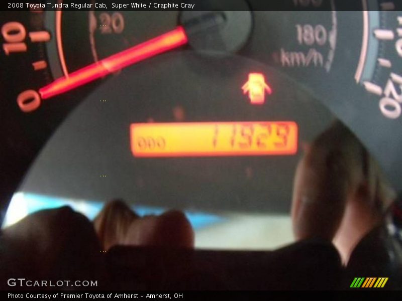 Super White / Graphite Gray 2008 Toyota Tundra Regular Cab