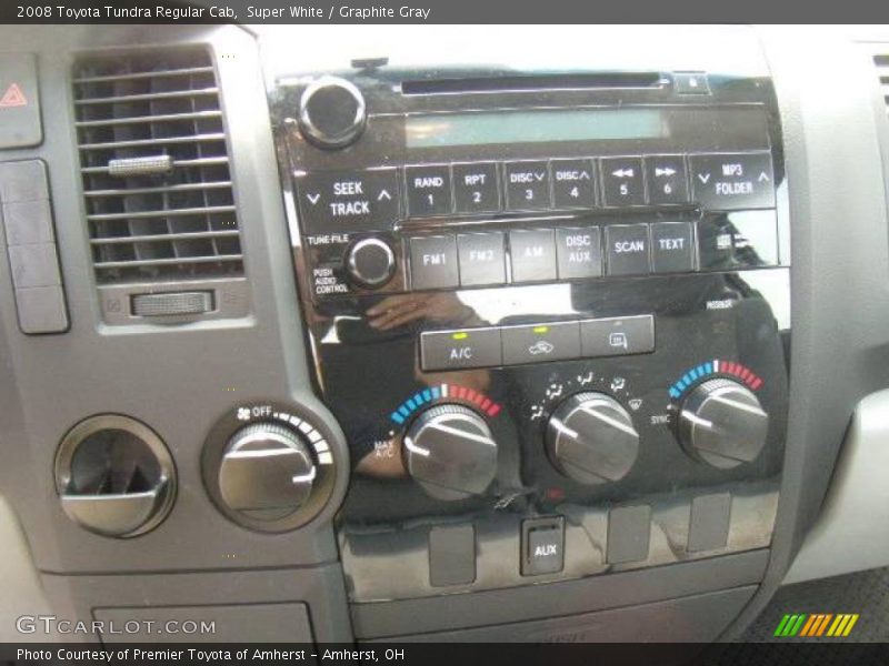 Super White / Graphite Gray 2008 Toyota Tundra Regular Cab