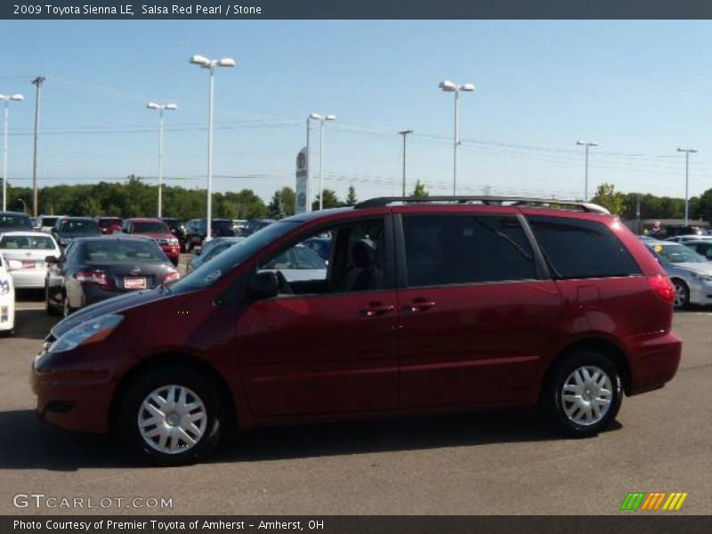 Salsa Red Pearl / Stone 2009 Toyota Sienna LE