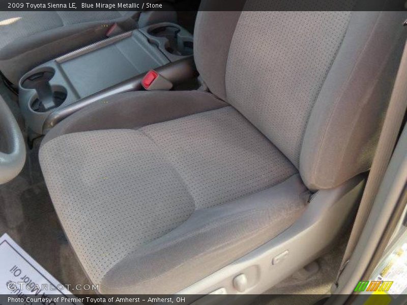 Blue Mirage Metallic / Stone 2009 Toyota Sienna LE