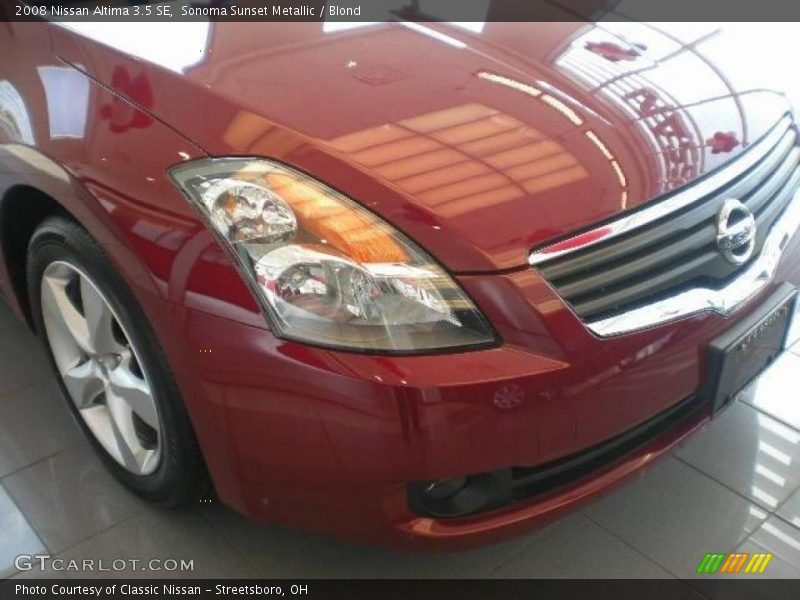 Sonoma Sunset Metallic / Blond 2008 Nissan Altima 3.5 SE