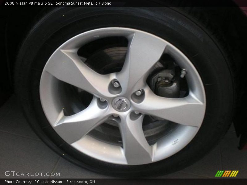 Sonoma Sunset Metallic / Blond 2008 Nissan Altima 3.5 SE