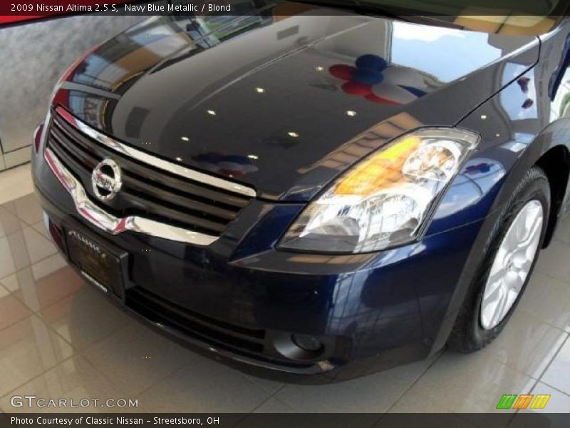 Navy Blue Metallic / Blond 2009 Nissan Altima 2.5 S