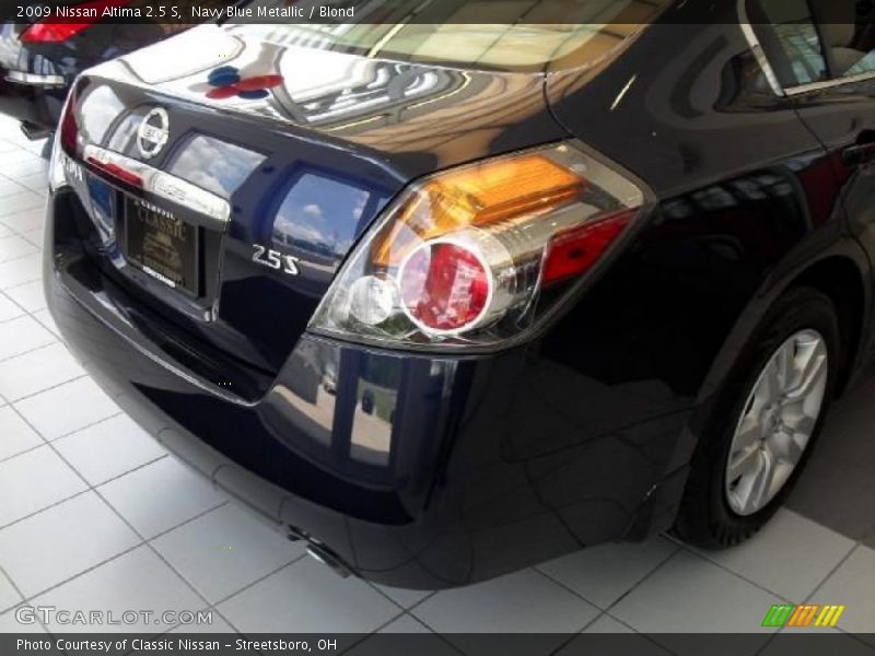 Navy Blue Metallic / Blond 2009 Nissan Altima 2.5 S