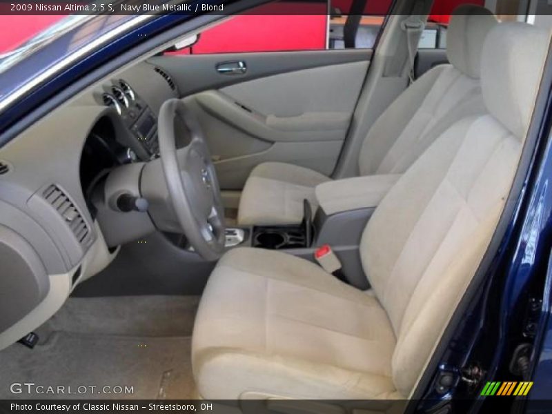 Navy Blue Metallic / Blond 2009 Nissan Altima 2.5 S