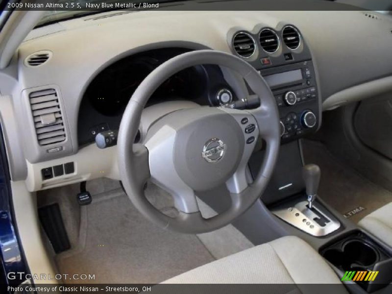 Navy Blue Metallic / Blond 2009 Nissan Altima 2.5 S
