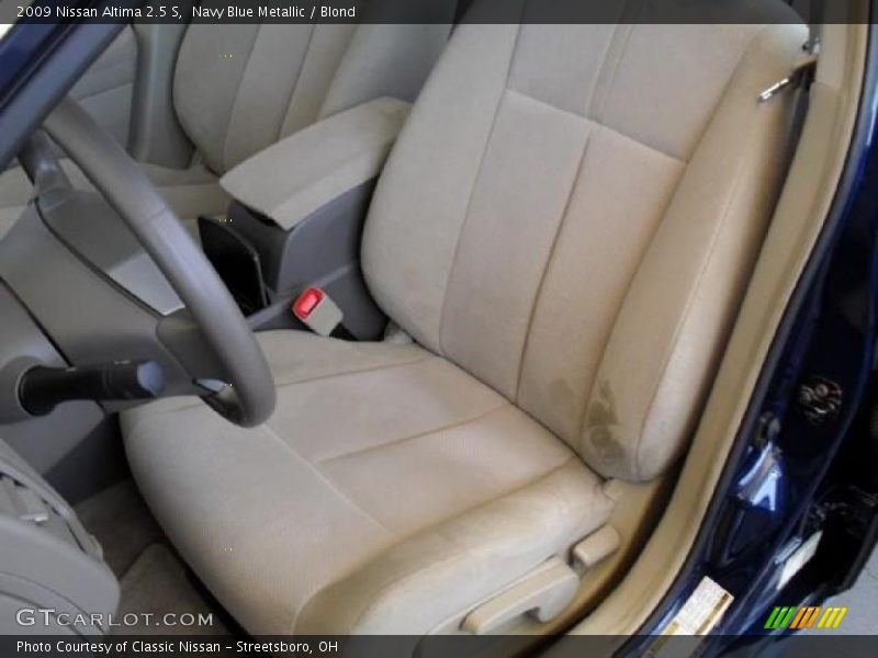 Navy Blue Metallic / Blond 2009 Nissan Altima 2.5 S