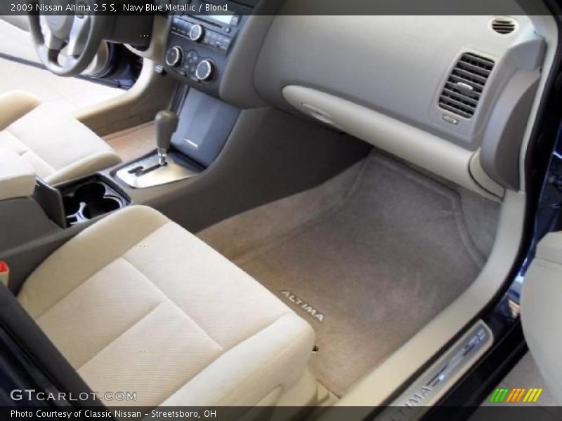 Navy Blue Metallic / Blond 2009 Nissan Altima 2.5 S