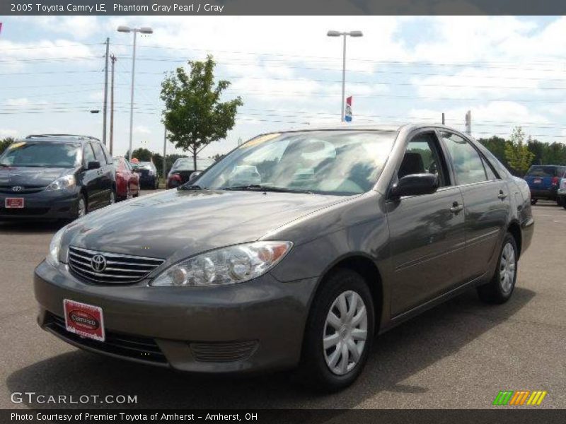 Phantom Gray Pearl / Gray 2005 Toyota Camry LE