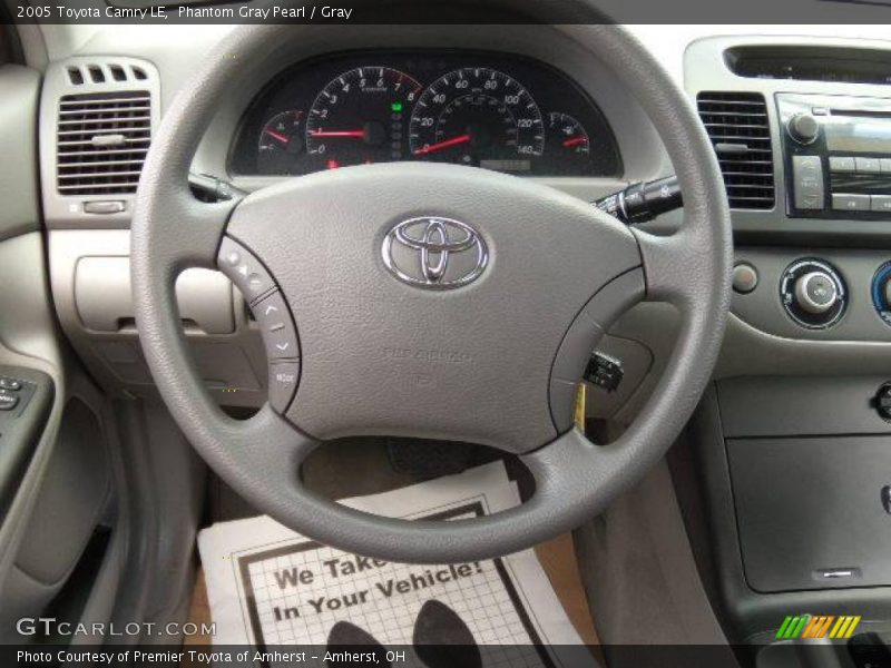 Phantom Gray Pearl / Gray 2005 Toyota Camry LE