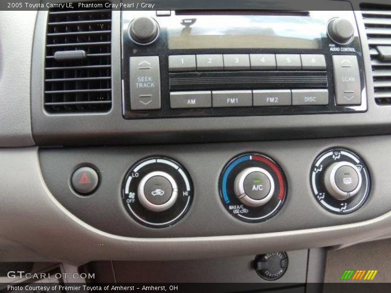 Phantom Gray Pearl / Gray 2005 Toyota Camry LE