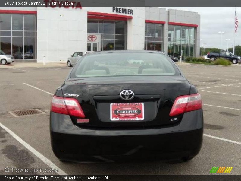 Black / Bisque 2007 Toyota Camry LE