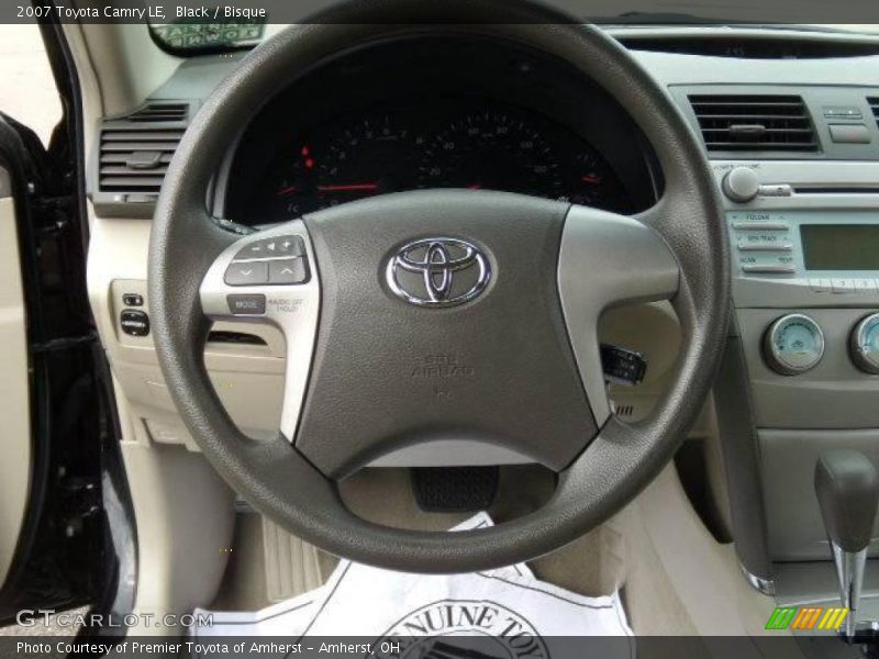 Black / Bisque 2007 Toyota Camry LE